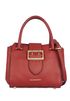 Small Buckle Tote, &pound;220, Handbags, Red, Leather, Front view